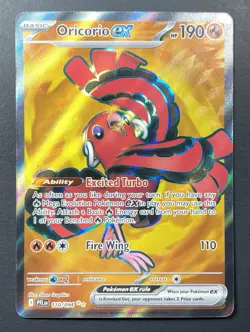 Pokemon: Oricorio EX Ultra Rare Full Art Holo 110/094 Phantasmal Flames - Image 1