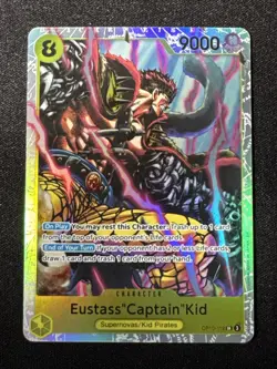 Eustass"Captain"Kid OP10-112 SR COLD FOIL The Best Vol.2 -NM- One Piece CCG - Image 1