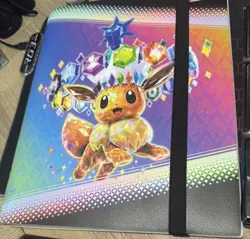 Prismatic Evolutions - Eevee Binder - NEW- IN HAND-no cards incl. JUST BINDER - Image 1