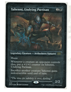 Yahenni Undying Partisan Foil Etched Double Masters 2022 Magic The Gathering MTG - Image 1