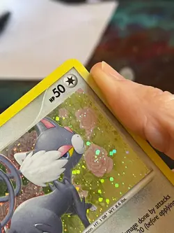 POKEMON GLAMEOW Lv.12 DP23 BLACK STAR PROMO COSMOS HOLOFOIL LP/MP CARD - Image 3