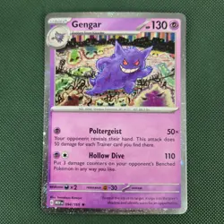 DOUBLE WHOLE SWIRL 🌀💫 Gengar 094/165 151 Club Cosmos Holo Promo Pokemon Card - Image 4