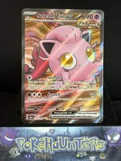 Pokemon Card Scream Tail EX 197/167 Twilight Masquerade Ultra Rare NM - Image 1