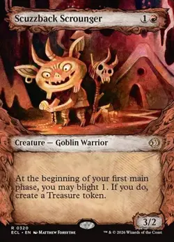 Scuzzback Scrounger - Showcase ECL NM MTG - Image 1