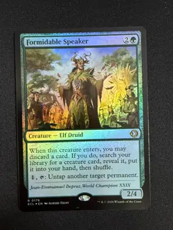 Formidable Speaker (FOIL) - Lorwyn Eclipsed (MTG) NM - Image 1