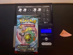 22.32g EXTREMELY HEAVY Journey Together Pokemon Sealed Booster Pack New SIR/HRU - Image 1
