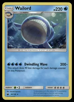 Wailord (Cosmos Holo) 040/168 Blister Exclusives Pokemon - Image 1