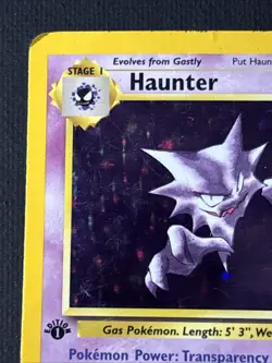 Pokemon TCG Haunter Fossil 6/62 Holo 1999-2000 Wizards Base Set Copyright... - Image 2