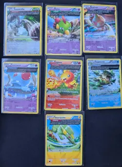 Pokemon TCG Russian XY Sets Mix Lot 8 Karten Rare Low Pop Half Art - Image 1