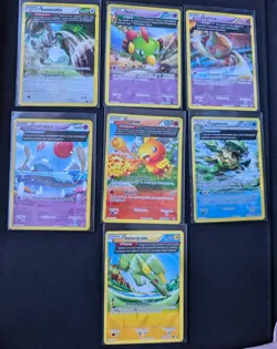 Pokemon TCG Russian XY Sets Mix Lot 8 Karten Rare Low Pop Half Art - Image 3