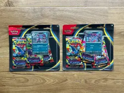 Pokemon Mega Evolution Phantasmal Flames 3Pk Blister LOT Sneasel & Weaville NEW - Image 1