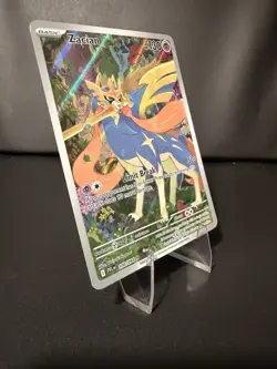 Zacian 100/094 Illustration Rare Holo ME02: Phantasmal Flames Pokemon NM - Image 2