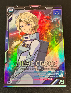 Gundam ARSENAL BASE Card CHLOE CROCE BANDAI JAPAN AB01-061 M - Image 1