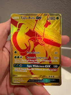 Tapu Bulu GX SV91/ SV94 Full Art Gold Ultra Rare Card Pokemon Hidden NM 1224#273 - Image 1