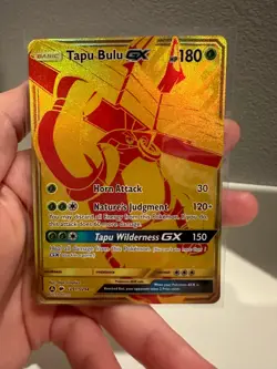 Tapu Bulu GX SV91/ SV94 Full Art Gold Ultra Rare Card Pokemon Hidden NM 1224#273 - Image 3