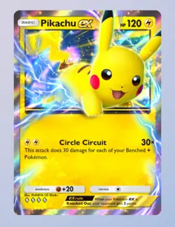 (Digital Card) Pikachu EX, Pokemon TCG Pocket, English - Image 1