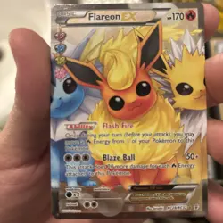 Flareon EX RC28 Generations: Radiant Collection Pokemon Card Lightly Played - Image 1