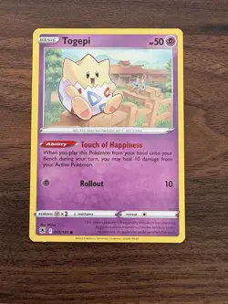 Togepi 55/189 Astral Radiance Pokemon Common Card NM - Image 1
