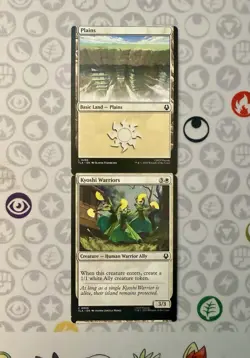 MTG Connected Miscut Pair | Kyoshi Warriors and Plains | Avatar TLA 0026 & 0282 - Image 1