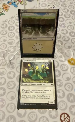 MTG Connected Miscut Pair | Kyoshi Warriors and Plains | Avatar TLA 0026 & 0282 - Image 2