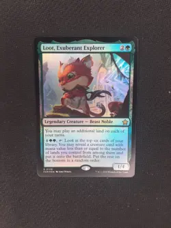 Foil Loot, Exuberant Explorer - Foundations- NM - Magic: The Gathering - MTG - Image 1