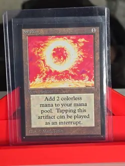 1993 MTG Magic The Gathering Collectors' Edition International Sol Ring NM+ - Image 1