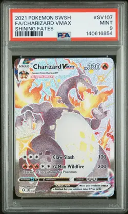 PSA 9 - CHARIZARD VMAX - SV107/SV072 SHINING FATES POKEMON - Image 1