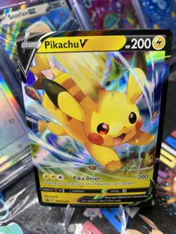 Pikachu V SWSH285 Black Star Promo Full Art Pokemon Sword & Shield *NM* - Image 1