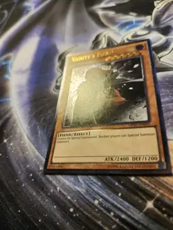 Yugioh Vanity's Fiend OP01-EN002 Ultimate Rare LP/VLP unlimited - Image 2