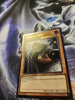 Yugioh Vanity's Fiend OP01-EN002 Ultimate Rare LP/VLP unlimited - Image 3