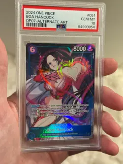 PSA 10 Boa Hancock OP07-051 Alt Art 2024 One Piece English - Image 1