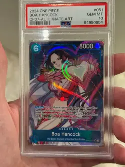 PSA 10 Boa Hancock OP07-051 Alt Art 2024 One Piece English - Image 2