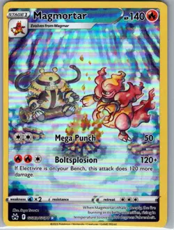 Magmortar GG03/GG70 Crown Zenith: Galarian Gallery - Pokemon Card - NM - Image 1