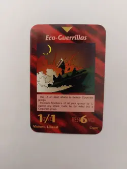 INWO Illuminati New World Order ECO-GUERRILLAS 1995 Unlimited Edition Card Game - Image 1