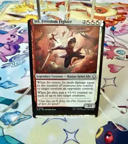 MTG Connected Miscut Pair | Jet, Freedom Fighter and Plains | Avatar TLA 0229 - Image 3