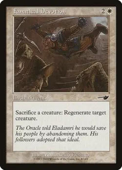 Nemesis Fanatical Devotion MTG Magic the Gathering NM - Image 1