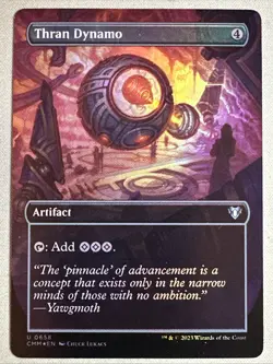 MTG / Thran Dynamo / CMM / #658 / FOIL (Borderless) / Uncommon / NM - Image 1