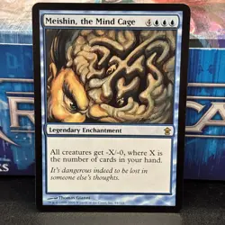 2x MTG: Saviors of Kamigawa: Meishin, the Mind Cage LP - Image 1
