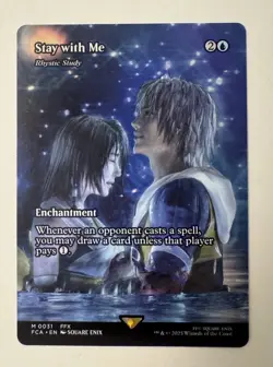 Stay with Me - Rhystic Study (Showcase) Final Fantasy: Through the Ages Regular - Image 1