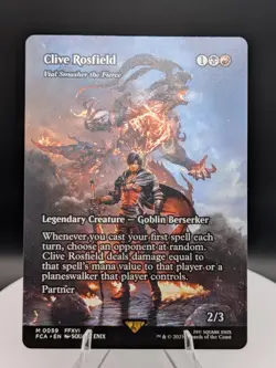 Clive Rosfield / Vial Smasher the Fierce (Showcase) FCA Final Fantasy MTG (NM) - Image 1