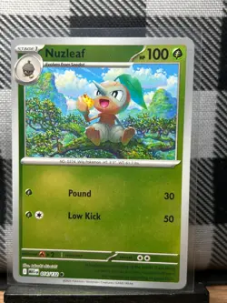 Pokemon TCG: Nuzleaf 14/132, Mega Evolutions _ REVERSE HOLO - Image 1