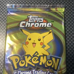 Pokemon TOPPS Chrome Series 1 Booster Pack Brand New Factory Sealed 2000 Pikachu - Image 5