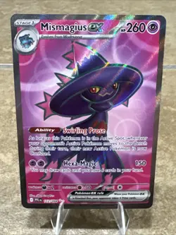 Mismagius ex 112/094 Ultra Rare Full Art NM Pokemon Card Phantasmal Flames PFL - Image 2