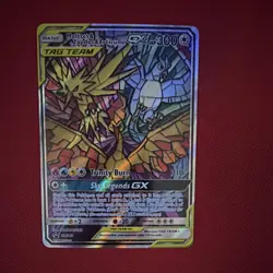 Pokemon Moltres Zapdos Articuno GX Full Art Promo SM210 TAG TEAM CLEAN - Image 1