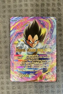 Vegeta Warrior Race Pride BT29-057 SLR Dragon Ball Super Card Mint Pristine - Image 1
