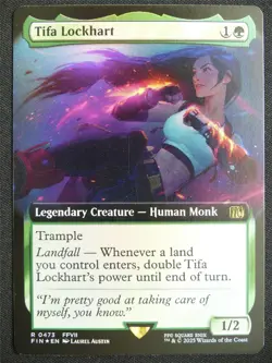 Tifa Lockhart Extended Foil - FIN - Mtg Card #23J - Image 1