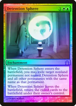 Detention Sphere FOIL Return to Ravnica PLD White Blue Rare MTG CARD ABUGames - Image 1