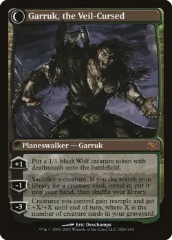 Garruk Relentless / Garruk, the Veil-Cursed Innistrad NM CARD ABUGames - Image 2
