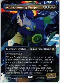 AZULA, CUNNING USURPER (BORDERLESS) 303 AVATAR: THE LAST AIRBENDER RARE 2025 LP - Image 2