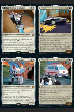Optimus Prime, Hero TRANSFORMERS Vehicles Commander Deck Magic MTG Ready-to-Play - Image 5